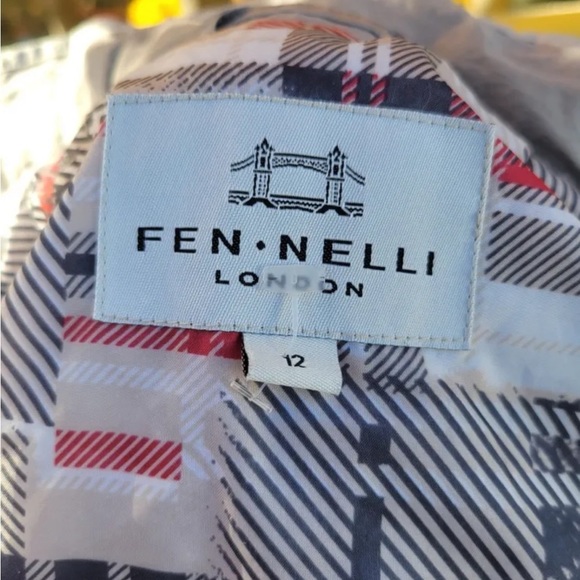 FEN-NELLI LONDON Hooded Beige Trench Jacket - Picture 4 of 10